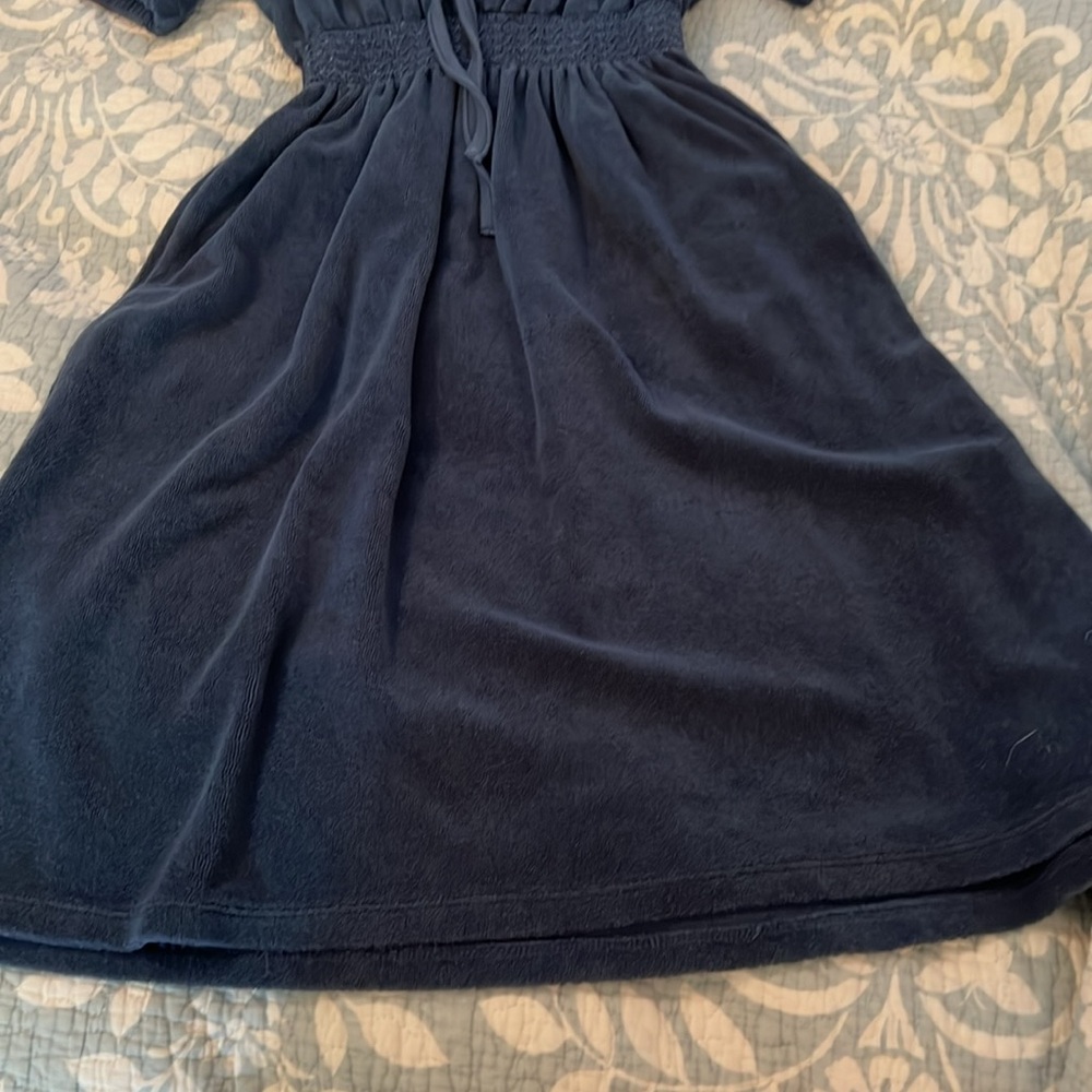 Juicy Couture dress terry cloth tie Front. Y2K. Made in USA. Medium EUC babydoll - Picture 5 of 14